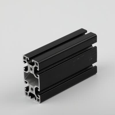 Black anodized aluminum produced for a customer