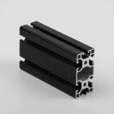 Black anodized aluminum