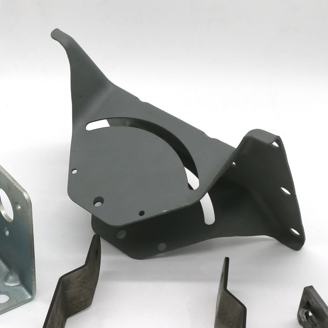 Metal brackets complex stamped produced for a customer