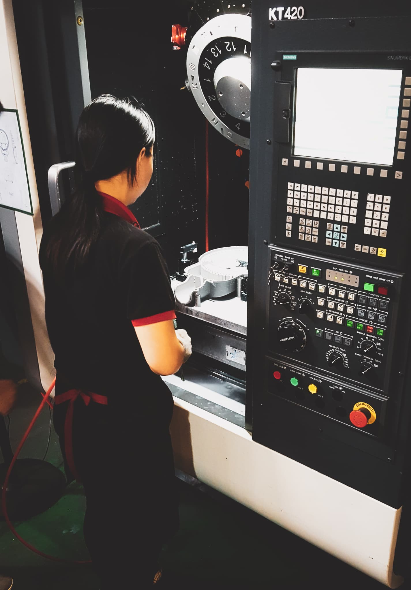 Plastic sunken enclosure in production