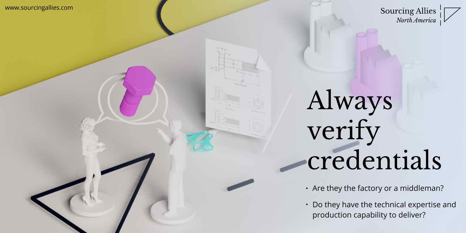 Verify & find the right manufacturer in China 